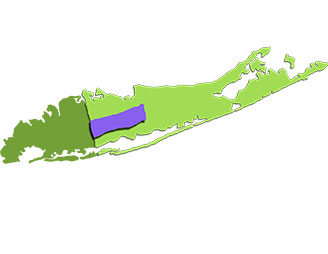 Suffolk Map with American Dream area highlighted